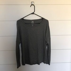 Long sleeve workout top.